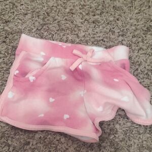 Pink Heart Kids Shorts